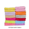 thumbnail image 3 of Blanket on Sale Tanuse Double Velvet Solid Color Student Blanket Soft Skin Flannel Blanket Border Four Seasons Blanket Blankets for Beds Clearance Blanket*1, 3 of 9