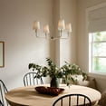 thumbnail image 5 of Kichler Pallas 25" Wide 4-Light Nickel Traditional Chandelier, 5 of 9