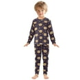 thumbnail image 3 of joogoo Cute Bears Dots 2 Piece Long Sleeve Tee and Pants Cotton Pajama Set 5Y, 3 of 7