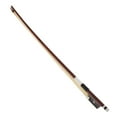 thumbnail image 3 of 1 arco de violín acústico hecho a mano, bien equilibrado, para principiantes, de madera de Brasil, para violín 4/4. 62cm, 3 of 9