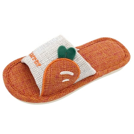 

Slippers for Women Men And Women Slippers Home Slippers Indoor Slip Slippers Creative Radish Soft Bottom Cotton Slippers Womens Slippers Pvc Orange 36-37