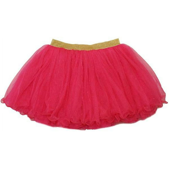 Wenchoice Gold Elastic Hot Pink Tutu Skirt Girl'S Xl(7Y-8Y)