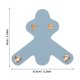 thumbnail image 2 of BESTYASH 4Ud Etiquetas De Identificación Para Estetoscopio En PU Con Protección Y Para, 2 of 6