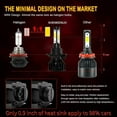 thumbnail image 2 of For Jeep Patriot 2007-2013 2014 2015 2016 2017 LED Headlight Bulbs H13 9008 High and Low Beam 2pcs, 2 of 11