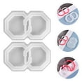 thumbnail image 3 of Earring Studs For Jewelry Making White 2Pack 3.3x2.1x0.2in, 3 of 7