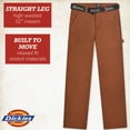 thumbnail image 2 of Dickies Womens Work Pants - High Waist Women Carpenter Pants Relaxed Fit with Belt & Utility Pockets, 2 of 7