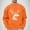 #JIE250704A2 Orange, variant on CYiJun Men's Fleece Crewneck Sweatshirt Lightweight Loose fit Soft Basic Pullover Sweatshirt,Size 3XL