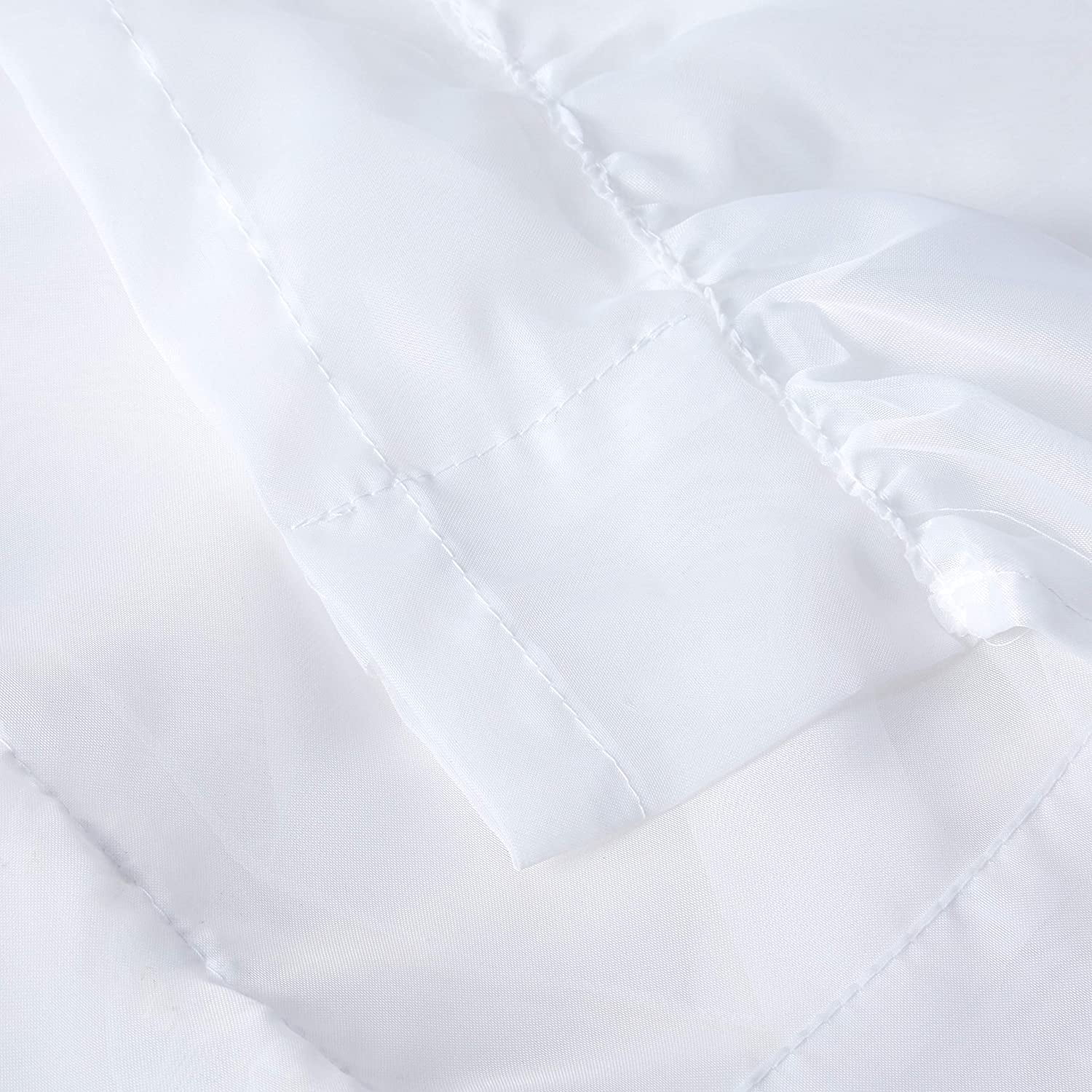 Sweet Home Collection Chic Sheer Voile Vertical Ruffled Tier Window Curtain Panel 96" x 50"