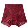thumbnail image 5 of Xdegoge Floral Lace Boyshorts for Women High Waisted Tummy Control Panties Seamless Body Shaper Underwear Elegant Breathable Soft Stretch Briefs for Everyday Wear, 5 of 5