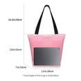 thumbnail image 3 of Balery Sparkly Pink Glitter Bolsa de Hombro con Diseño, Bolsa Grande y Duradera, Bolsa Versátil para Compras, 3 of 6
