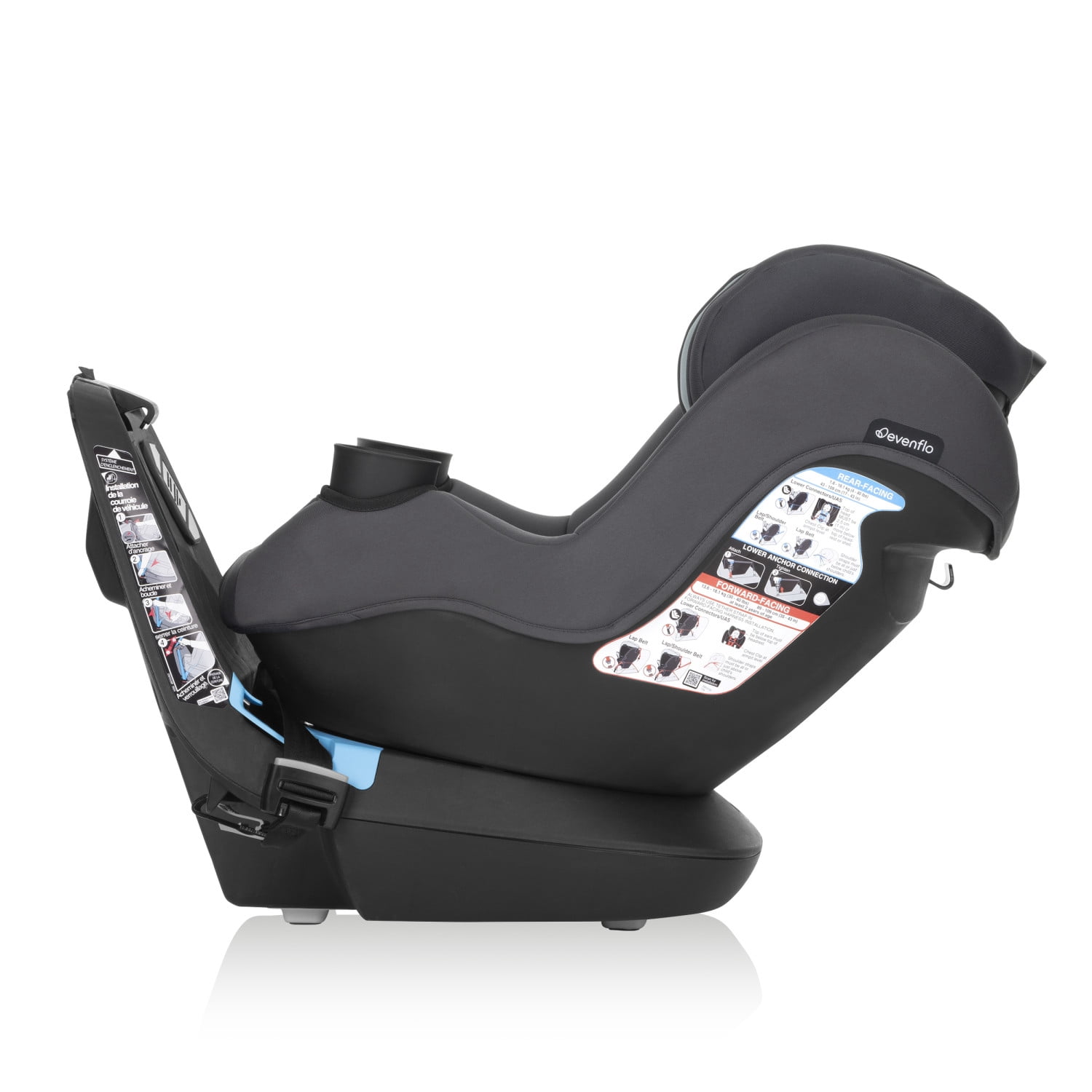 Evenflo REO by Revolve360 Rotational Convertible Car Seat (Holden)