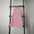 thumbnail image 4 of Gamivast Clearance Girls Summer Sleeveless Linen Dress Casual Crew Neck A Line Dress Twirly Skater School Recital Dress Flowy Casual Beach Sundress Pink add to My Order Today, 4 of 8