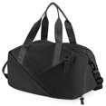 thumbnail image 2 of Spencer Travel Duffel Bag, Sports Tote Gym Bag, Waterproof Shoulder Weekender Overnight Bag with Shoes Compartment for Women and Men, Black, 2 of 11