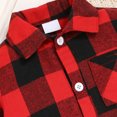thumbnail image 5 of Godderr Newborn Baby Boys Jumpsuit Plaid Shirts Infant Jumpsuit Leisure Loungewear Romper Sweatpants Baby Spring Autumn, 5 of 5
