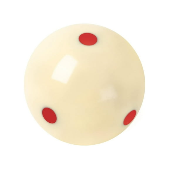 GSE Games & Sports Expert 2-1/4" PRO Cup Standard Billiard Practice Training Pool Cue Ball with 6 Red Dots. Great for Game Rooms, Bars, Skill Training - Red