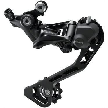 Shimano GRX RD-RX400 Rear Derailleur - 10-Speed, Long Cage, Black, With Clutch