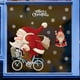 thumbnail image 3 of ER Pegatinas de cristal navideñas pegatinas de decoración navideña copos de nieve de Papá Noel oso de fresa Electrónica, 3 of 5