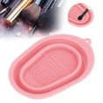 thumbnail image 1 of Soft Convenient Silicone Durable Makeup Brush Cleaning Bowl, Foldable Mat for Home Travel, Effective Cleaning, Wide Compatibility, 1 of 8