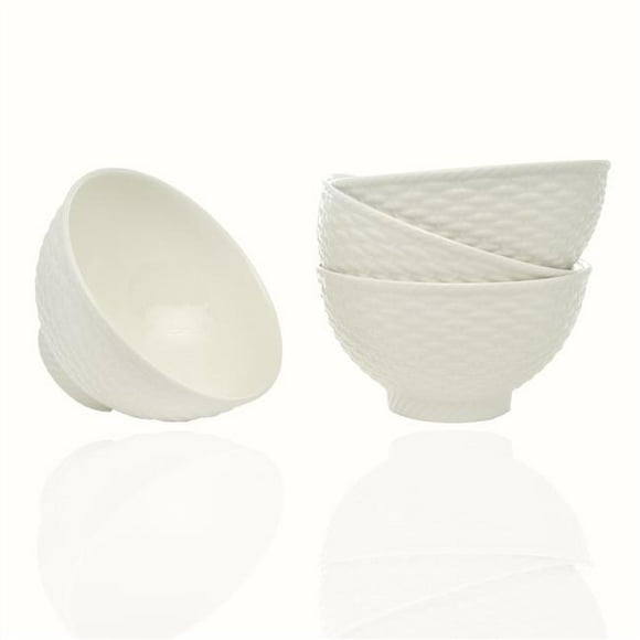 Red Vanilla FC900-421 20 oz Nantucket White Fruit Bowls - 5.5 in. - Set of 4
