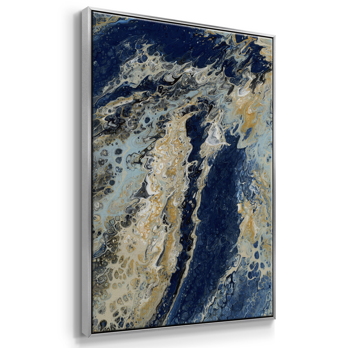 C39 Framed Premium Gallery Wrapped Canvas - Ready to Hang - 17 x 25 - Silver Floating Frame