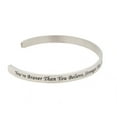 thumbnail image 2 of Women's Bangle Bracelets You Are Braver Than You Believe… Inspirational Daily Reminder Bracelets, Inspirational Gifts for Your Friend and Family, 2 of 4