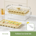 thumbnail image 1 of Press Ice Tray Bucket Multifunctional 48-Grid Ice Cube Mold, Ice Maker with One-Touch to Release, Portable Ice Box, 1 of 7