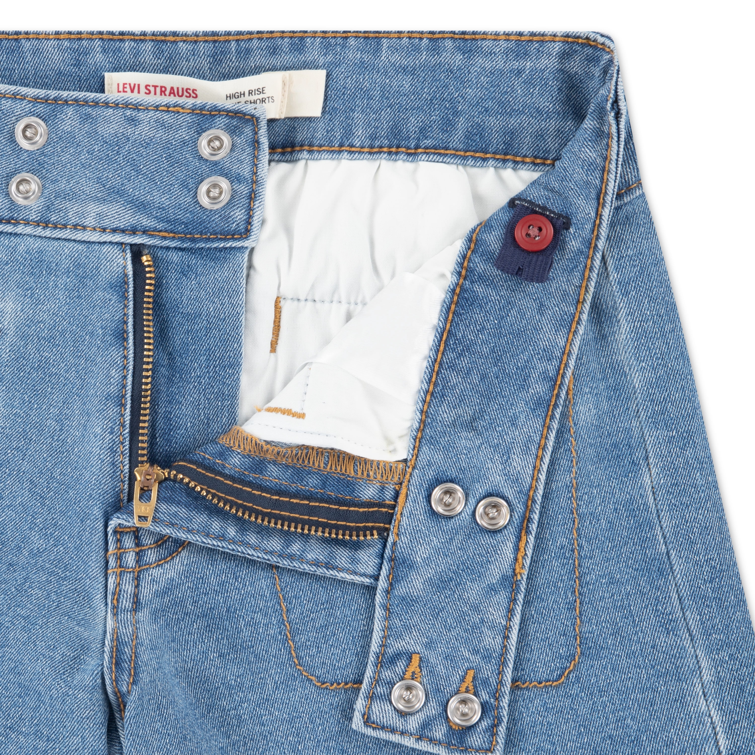 Levi Strauss Signature Girls A-Line Denim Short, Size 5-18