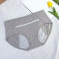 thumbnail image 2 of High Waist Leak Proof Panties For Women Comfortable Menstrual Underwear With Front Pocket Absorbent Monthly Flow, 2 of 3
