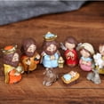 thumbnail image 6 of Nativity Manger Decoration, LED Christmas Nativity Scene, Hand Carved Religious Holiday Display with Soft Lighting Effect, Synthetic Resin Material, Stable Base for Home or Party Use, 6 of 6