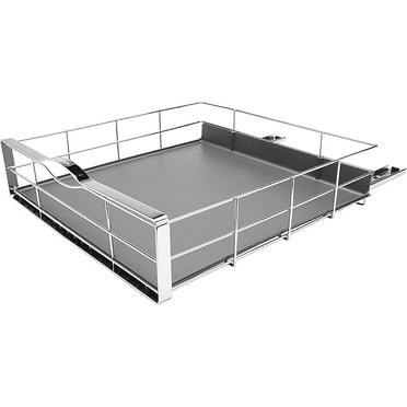 Simplehuman 20 inch Pull-Out Kitchen Cabinet Organizer, Heavy-Gauge Steel Frame