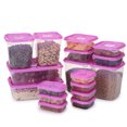 thumbnail image 2 of 17pcs/set Refrigerator Food Container Plastic Microwave Food Storage Box Kitchen Lunch Organizer Kitchen Assosseries Dropping Red, 2 of 9