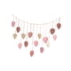 thumbnail image 2 of Tapiz Tejido, Colgante de Pared de Macramé, Telón de Fondo Bohemio, Adorno, Cuerda, Exhibición de Imágenes, Borlas de Hojas, Decoración de Pared de Gu Rosa perfecl Macramé Tela decorativa, 2 of 8