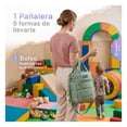 thumbnail image 3 of Pañalera Bolsa Para Bebé Esquimalito Daily Bag, Tote de Pañales con 11 Compartimentos y Bolsillo Térmico, Resistente al Agua Verde, 3 of 8