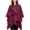 Wine, variant on Cape Shawl for Women Elegant Solid Open Front Wrap Simple Double Sided Poncho Cover Up Dressy Party Travel Office Leisure Layering Cloak with Split Hem