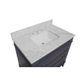 thumbnail image 5 of Eleanor 36" Bathroom Vanity with Marine Gray Cabinet and Carrara Marble Top, 5 of 6