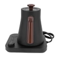 thumbnail image 1 of Electric Gooseneck Kettle, Stainless Steel Teapot Pour Over Kettle for Coffee Tea, Hot Water Boiler with Precise Temperature Control, Built in Timer Function, 1200W 900ML, 1 of 7