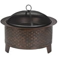 thumbnail image 1 of CobraCo Woven Base Cast Iron Fire Pit FBCIWOVEN-BZ, 1 of 4