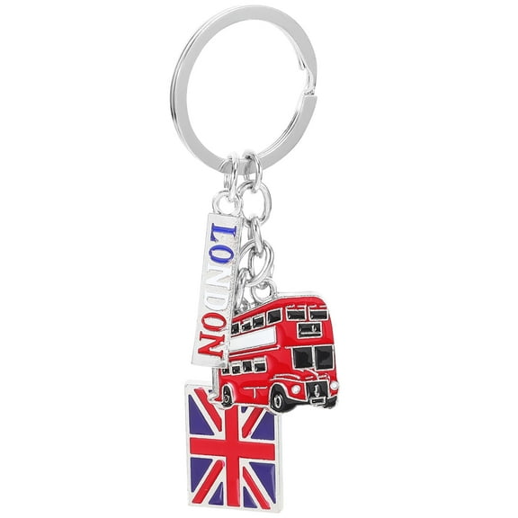 Worgeous Exquisite British Style Keychain London Souvenir Key Ring Alloy Keychain Pendant Travel Keepsake Aesthetic Hanging Charm For Purse