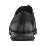 Cole Haan Mens Wingtip Oxford Shoe, Black, 11.5