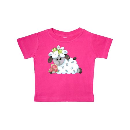 

Inktastic Little Bow Sheep Gift Baby Boy T-Shirt