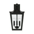 thumbnail image 4 of 3 Light Outdoor Wall Lantern In Farmhouse Style-19.25 Inches Tall And 10 Inches Wide Capital Lighting 947931Bk, 4 of 6