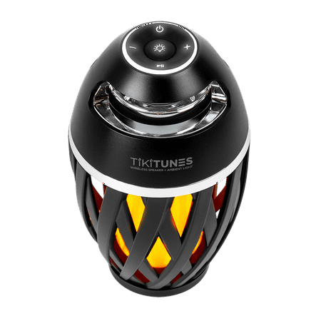 Limitless Innovations - TikiTunes Portable Bluetooth Wireless Speaker (Bundle) with Adjustable 40” Pole and Ground Stake - Black