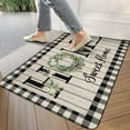 thumbnail image 5 of Spring Welcome Mats Hello Spring Floral Decor Door Mat Colorful Tulip Flower Indoor Entrance Cute Decorative Outdoor Doormats Non Slip Outside Door Mats for Front Door Rugs, 30 * 17 in, 5 of 6