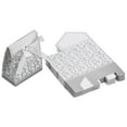 thumbnail image 1 of Unique Bargains Candy Boxes, 100 Pcs Wedding Gift Boxes Paper Box with Ribbon 3.3 x 2.6 Inch for Gift Wrap Wedding, Silver Tone, 1 of 5