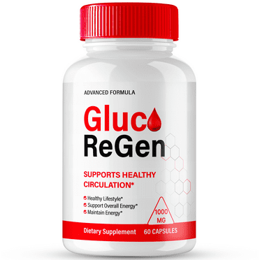 GlucoRegen Capsules, Advanced Blood Formula Glyco Optimizer Supplement Pills - Maximum Strength, All Natural Gluco Optimizer for Wellness & Overall Health, Gluco Regen Reviews (1 Pack)