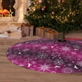 thumbnail image 6 of Sikiie Snowflakes And Christmas 30-48 inches {designName} Print Christmas Tree Skirt Snowman Xmas Tree Skirt with Edge Christmas Decorations for Holiday Party-36", 6 of 7