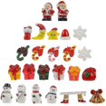 thumbnail image 2 of 24 Uds. Decoración navideña de resina, adorno navideño de mesa, micropaisaje navideño, 2 of 3
