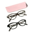thumbnail image 5 of Foster Grant 2-Pack Black Cat Eye Reading Glasses, 5 of 11