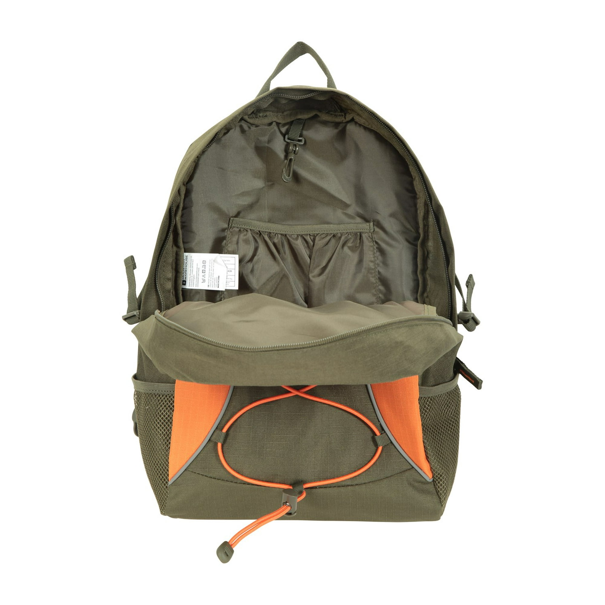 Mountain Warehouse Bolt 18L Backpack Rucksack Padded Straps Multi Pocket Day Bag Walmart
