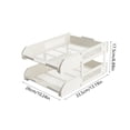thumbnail image 2 of XGFHYJEH Book Shelf, Wood Book Shelfs, Book Cases, Shelf Multi Layer Storage Rack Office Document Storage Box Desktop Bookshelf Can Be Used To Store Books Stationery And Various Materials, 2 of 5